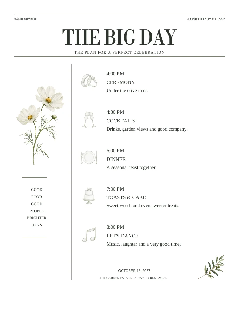 Botanical Minimal newspaper: eight-page edition, page 4