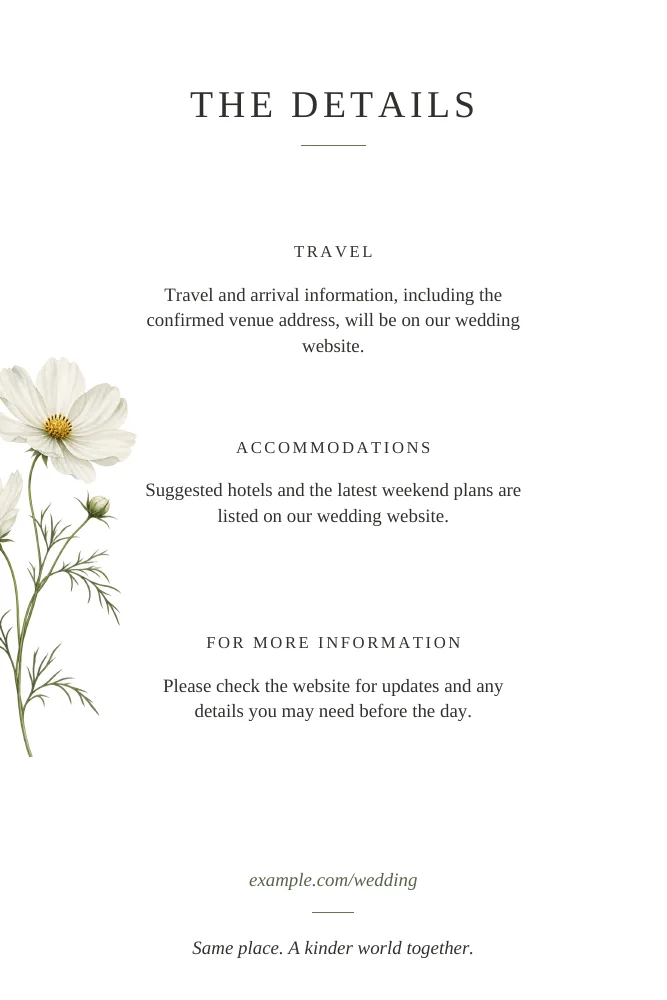Botanical Minimal — Invitations · page 3