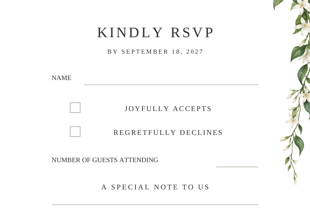 Botanical Minimal — Invitations · page 4