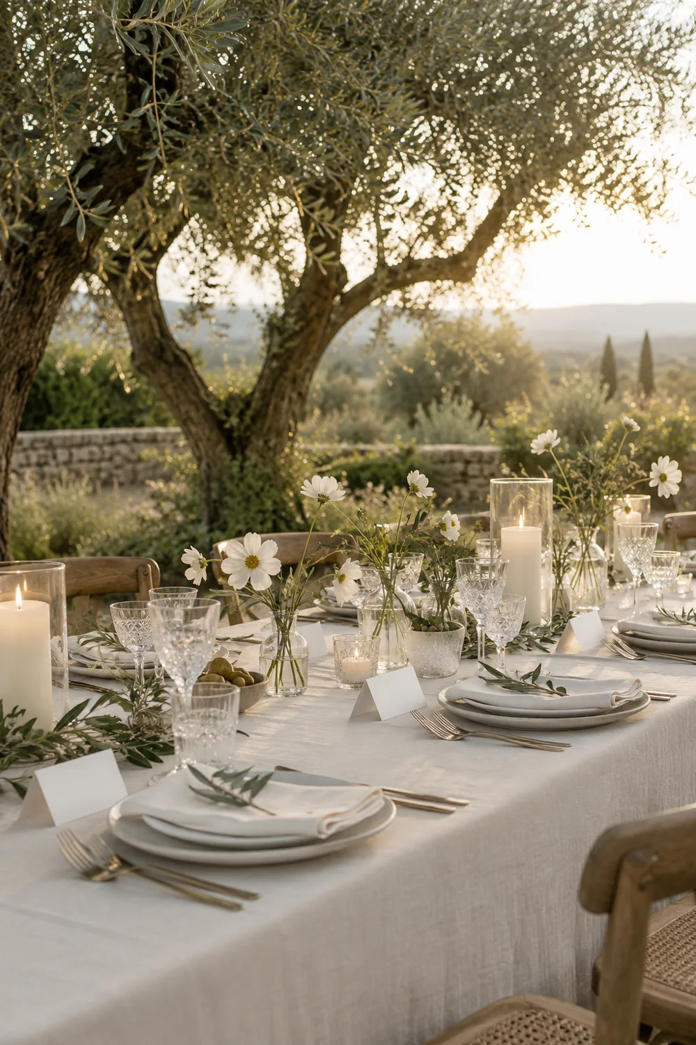 Reception table — illustrative wedding photograph