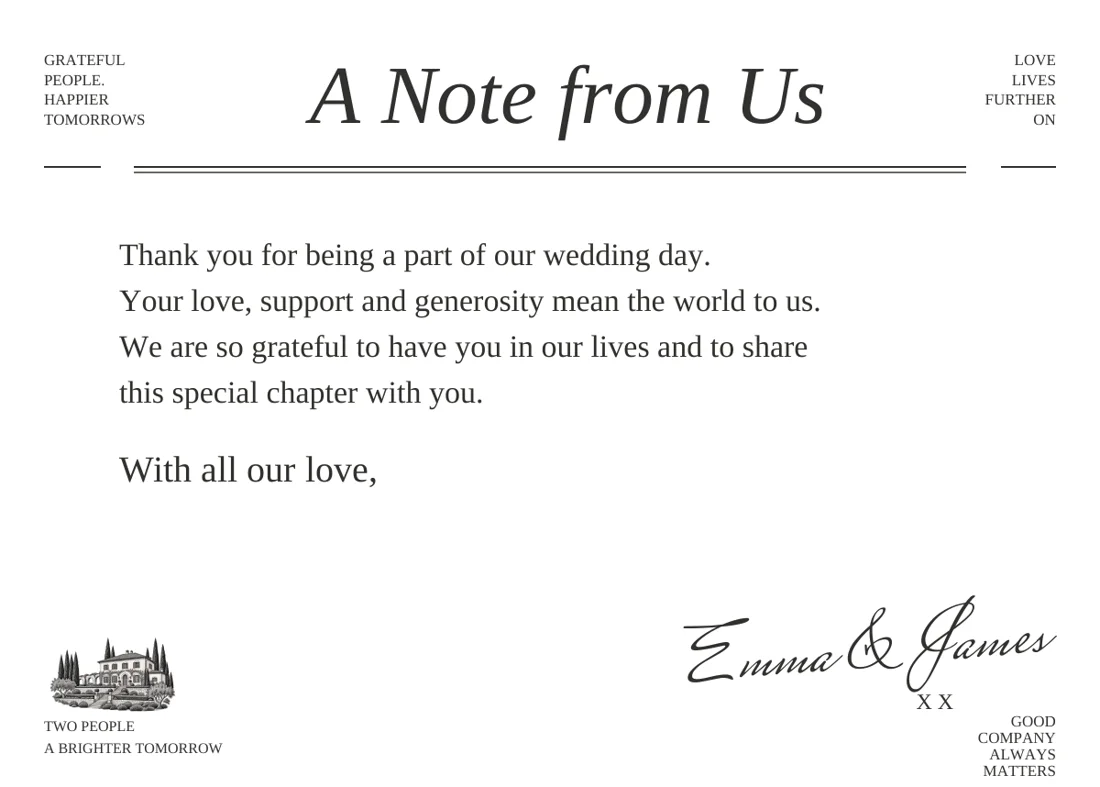 Editorial Classic — Thank You Card · page 2
