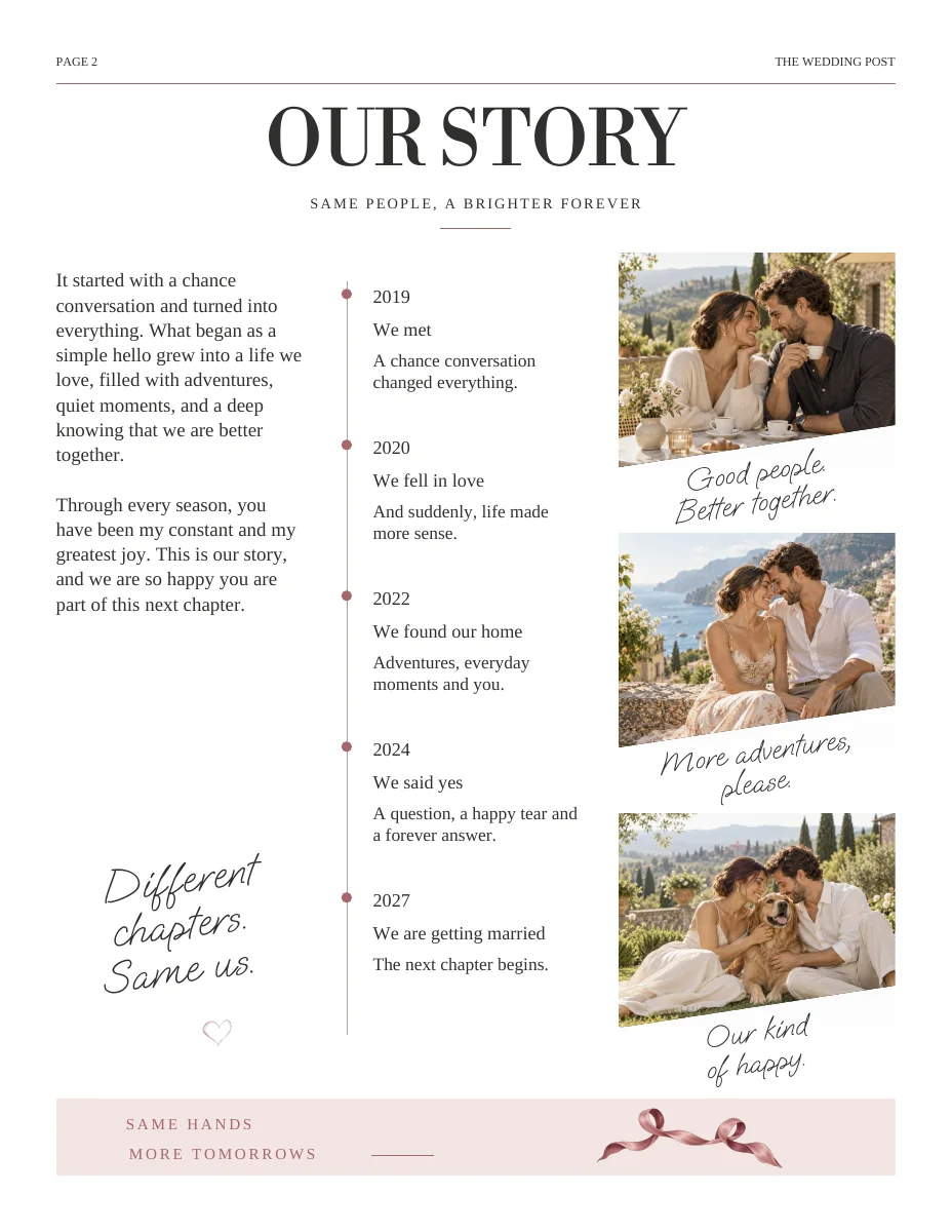 Modern Romance — Your story