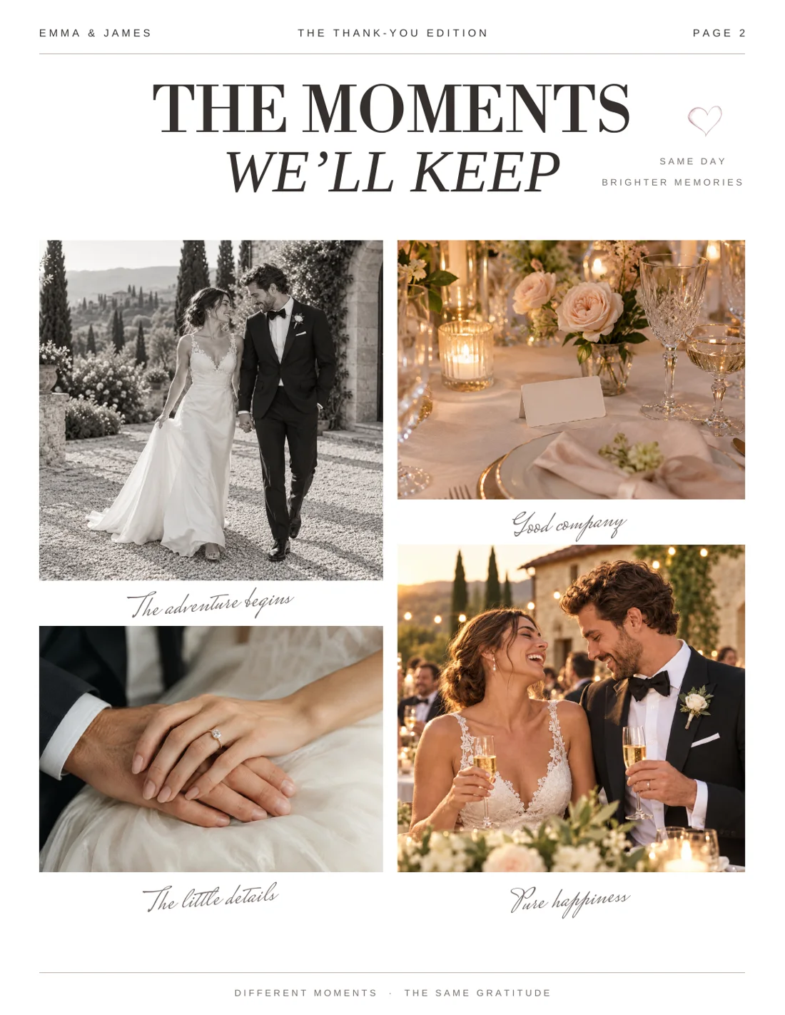 Modern Romance — Thank You Newspaper · page 2
