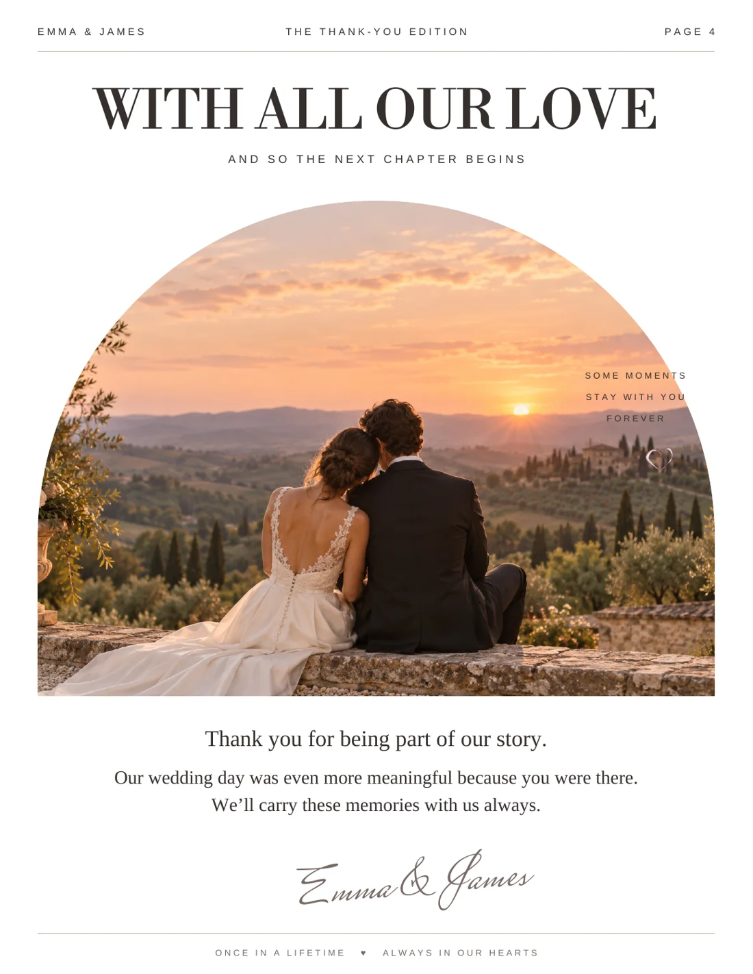 Modern Romance — Thank You Newspaper · page 4